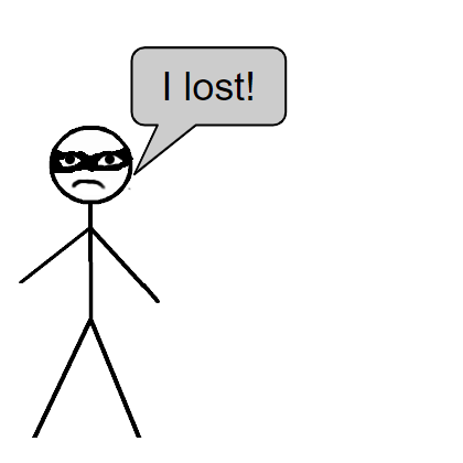 I lost.